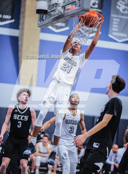 Thumbnail 3 in Sierra Canyon vs Santa Clarita Christian (Sierra Canyon Invitational) photogallery.