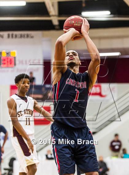 Thumbnail 2 in Constitution vs. St. Anthony (Spalding HoopHall Classic) photogallery.