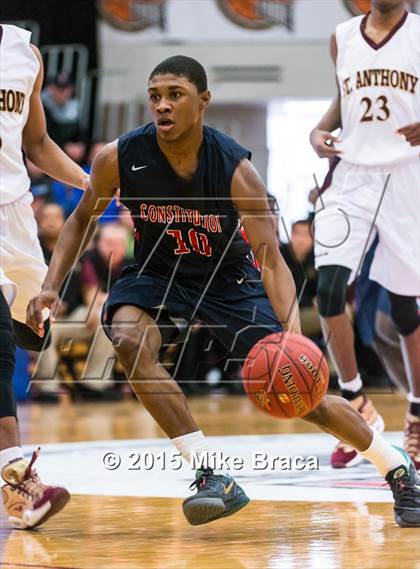 Thumbnail 3 in Constitution vs. St. Anthony (Spalding HoopHall Classic) photogallery.