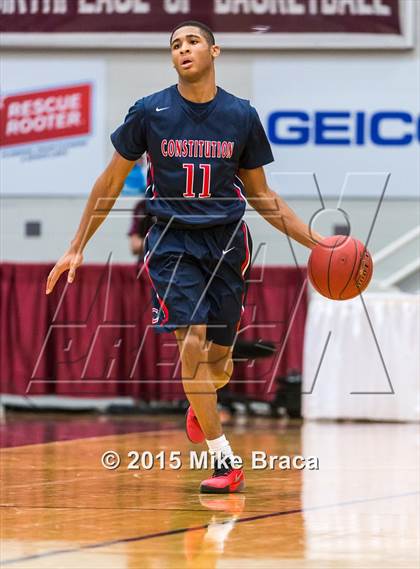 Thumbnail 2 in Constitution vs. St. Anthony (Spalding HoopHall Classic) photogallery.