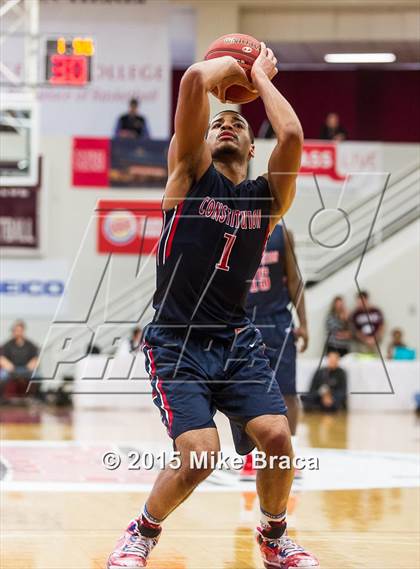 Thumbnail 2 in Constitution vs. St. Anthony (Spalding HoopHall Classic) photogallery.