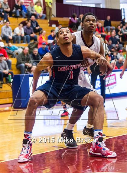 Thumbnail 3 in Constitution vs. St. Anthony (Spalding HoopHall Classic) photogallery.