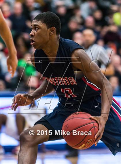 Thumbnail 2 in Constitution vs. St. Anthony (Spalding HoopHall Classic) photogallery.