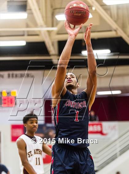 Thumbnail 3 in Constitution vs. St. Anthony (Spalding HoopHall Classic) photogallery.