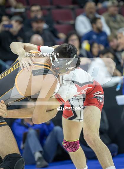 Thumbnail 1 in CIF State Boys Wrestling Championships (Consolation Round 1) photogallery.