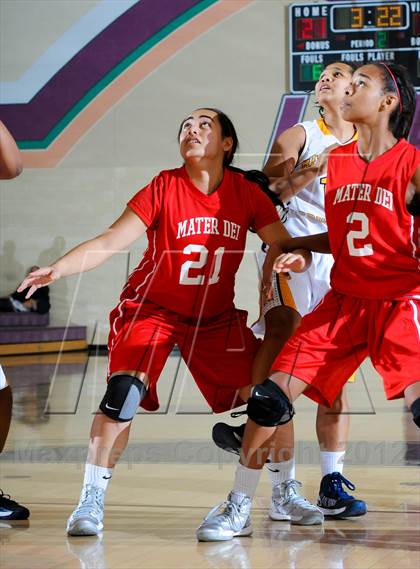 Thumbnail 1 in Riverdale Baptist vs. Mater Dei (Nike Tournament of Champions) photogallery.