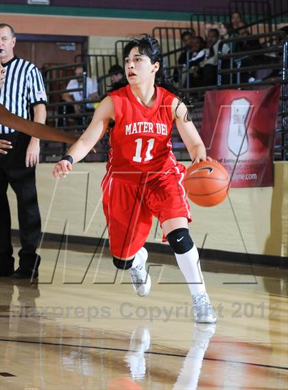 Thumbnail 1 in Riverdale Baptist vs. Mater Dei (Nike Tournament of Champions) photogallery.