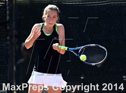 Thumbnail 2 in CHSAA 5A Girls Tennis Championships photogallery.