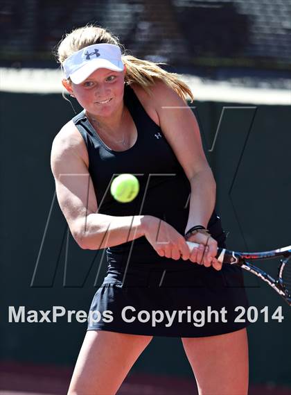 Thumbnail 2 in CHSAA 5A Girls Tennis Championships photogallery.