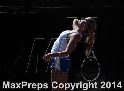 Thumbnail 3 in CHSAA 5A Girls Tennis Championships photogallery.