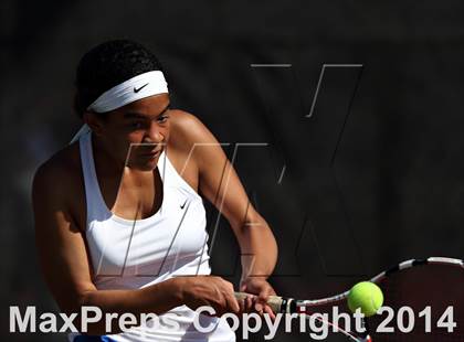 Thumbnail 1 in CHSAA 5A Girls Tennis Championships photogallery.