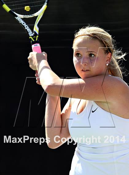 Thumbnail 2 in CHSAA 5A Girls Tennis Championships photogallery.