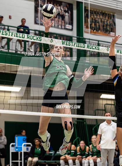 Thumbnail 3 in Carmel vs. Zionsville (IHSAA 4A Westfield Section 8 Round 1) photogallery.