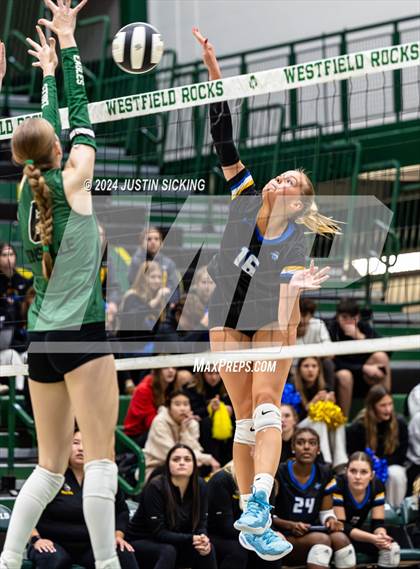 Thumbnail 2 in Carmel vs. Zionsville (IHSAA 4A Westfield Section 8 Round 1) photogallery.