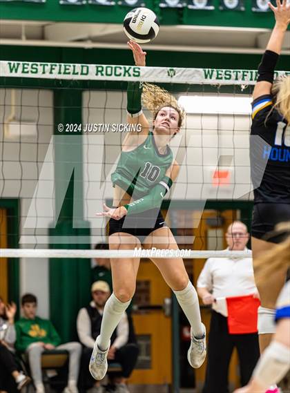 Thumbnail 2 in Carmel vs. Zionsville (IHSAA 4A Westfield Section 8 Round 1) photogallery.