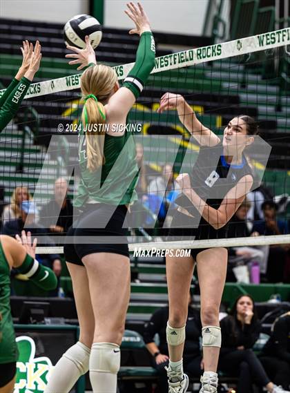 Thumbnail 3 in Carmel vs. Zionsville (IHSAA 4A Westfield Section 8 Round 1) photogallery.