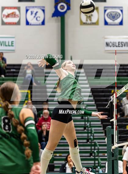 Thumbnail 2 in Carmel vs. Zionsville (IHSAA 4A Westfield Section 8 Round 1) photogallery.