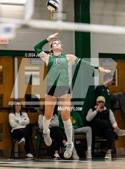 Thumbnail 1 in Carmel vs. Zionsville (IHSAA 4A Westfield Section 8 Round 1) photogallery.