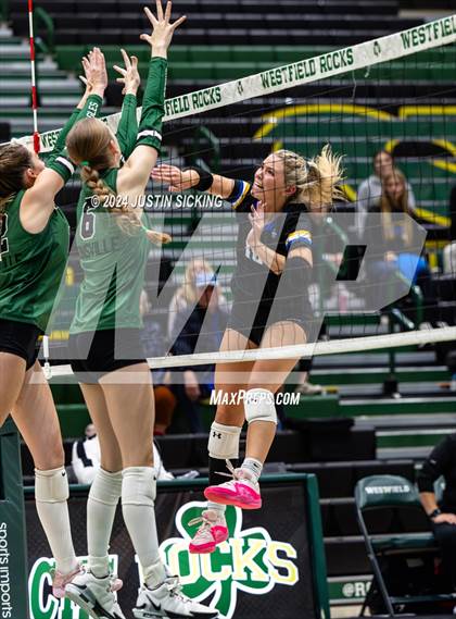 Thumbnail 1 in Carmel vs. Zionsville (IHSAA 4A Westfield Section 8 Round 1) photogallery.
