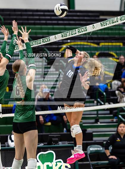 Thumbnail 1 in Carmel vs. Zionsville (IHSAA 4A Westfield Section 8 Round 1) photogallery.