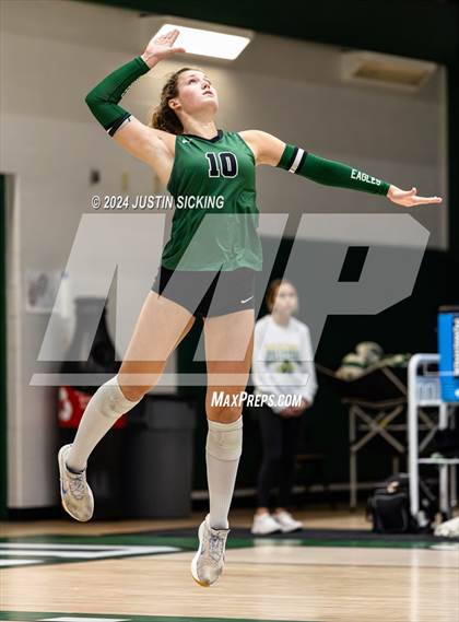 Thumbnail 2 in Carmel vs. Zionsville (IHSAA 4A Westfield Section 8 Round 1) photogallery.