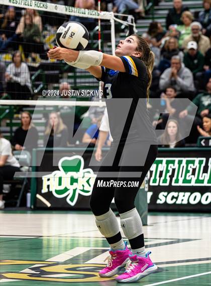 Thumbnail 2 in Carmel vs. Zionsville (IHSAA 4A Westfield Section 8 Round 1) photogallery.