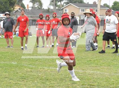 Thumbnail 2 in Mater Dei vs. Mission Viejo (Battle at the Beach 7x7) photogallery.