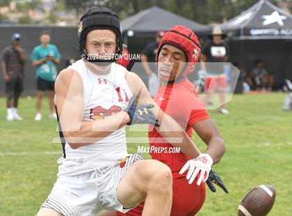 Thumbnail 1 in Mater Dei vs. Mission Viejo (Battle at the Beach 7x7) photogallery.