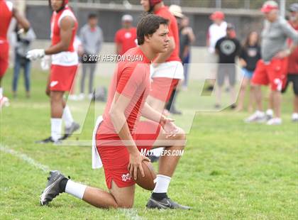 Thumbnail 3 in Mater Dei vs. Mission Viejo (Battle at the Beach 7x7) photogallery.