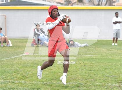 Thumbnail 1 in Mater Dei vs. Mission Viejo (Battle at the Beach 7x7) photogallery.
