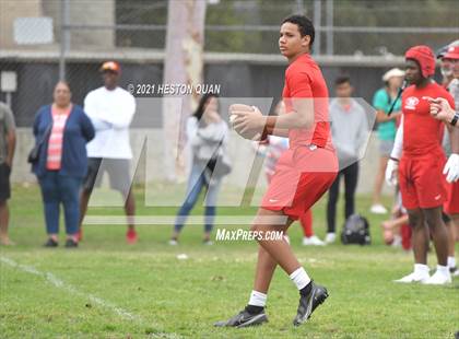 Thumbnail 3 in Mater Dei vs. Mission Viejo (Battle at the Beach 7x7) photogallery.
