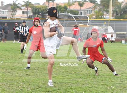 Thumbnail 2 in Mater Dei vs. Mission Viejo (Battle at the Beach 7x7) photogallery.