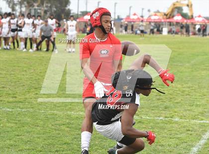 Thumbnail 2 in Mater Dei vs. Mission Viejo (Battle at the Beach 7x7) photogallery.