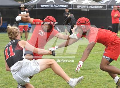 Thumbnail 2 in Mater Dei vs. Mission Viejo (Battle at the Beach 7x7) photogallery.
