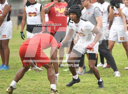 Thumbnail 1 in Mater Dei vs. Mission Viejo (Battle at the Beach 7x7) photogallery.