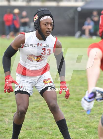 Thumbnail 1 in Mater Dei vs. Mission Viejo (Battle at the Beach 7x7) photogallery.