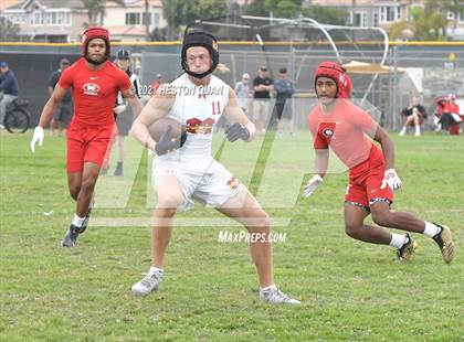 Thumbnail 3 in Mater Dei vs. Mission Viejo (Battle at the Beach 7x7) photogallery.
