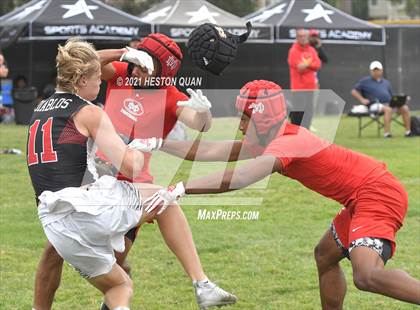 Thumbnail 1 in Mater Dei vs. Mission Viejo (Battle at the Beach 7x7) photogallery.