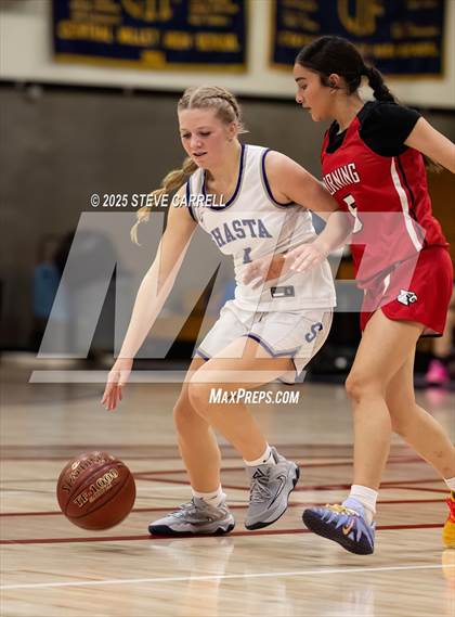 Thumbnail 3 in FR: Shasta vs Corning (Lady Falcons Tournament) photogallery.