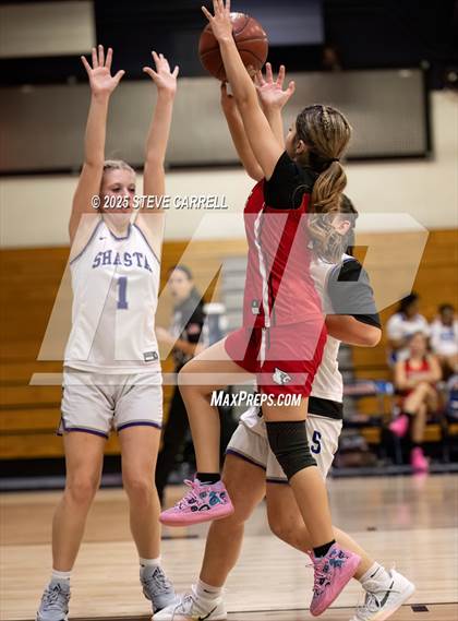 Thumbnail 2 in FR: Shasta vs Corning (Lady Falcons Tournament) photogallery.