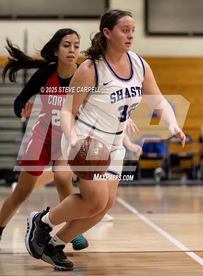 Thumbnail 1 in FR: Shasta vs Corning (Lady Falcons Tournament) photogallery.