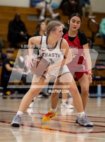 Thumbnail 2 in FR: Shasta vs Corning (Lady Falcons Tournament) photogallery.