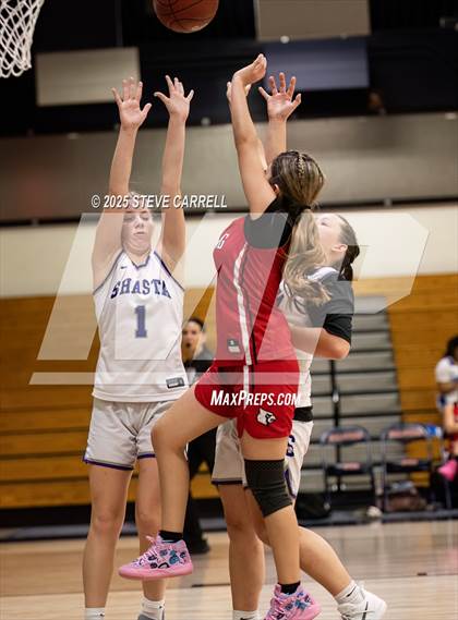 Thumbnail 3 in FR: Shasta vs Corning (Lady Falcons Tournament) photogallery.