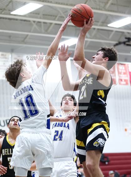 Thumbnail 1 in Tahoka vs Bellevue (Poolville Mesquite Pit Classic) photogallery.