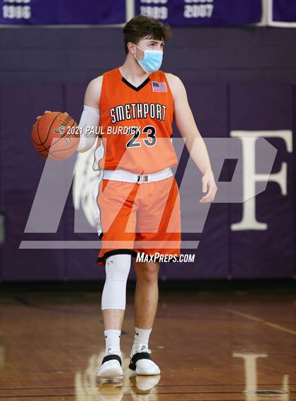 Thumbnail 3 in Smethport @ Coudersport (District IX AA First Round) photogallery.