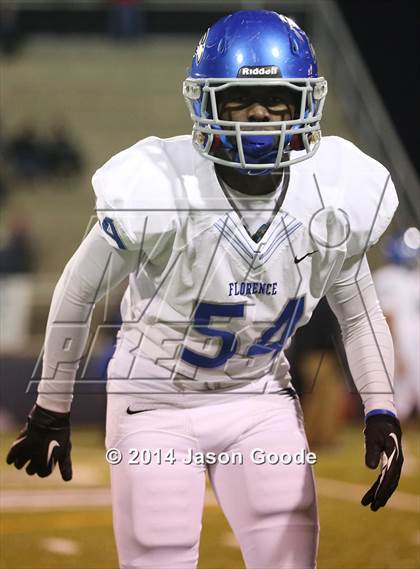 Thumbnail 1 in Florence @ Clay-Chalkville (AHSAA Class 6A Semifinal) photogallery.