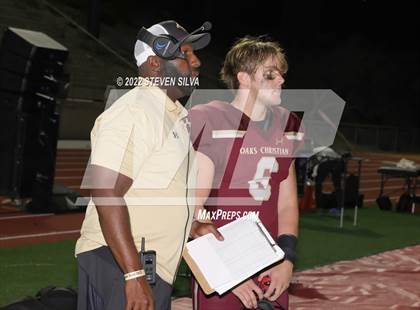 Thumbnail 1 in Oaks Christian vs. Regis Jesuit (Honor Bowl) photogallery.