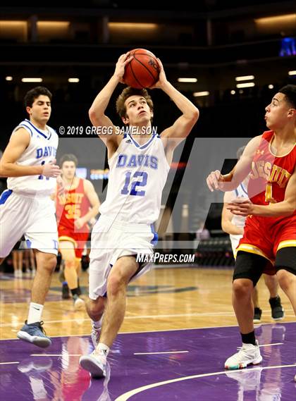 Thumbnail 1 in Jesuit vs Davis (@Golden 1 Center) photogallery.