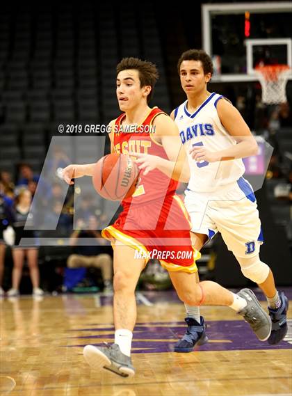 Thumbnail 2 in Jesuit vs Davis (@Golden 1 Center) photogallery.