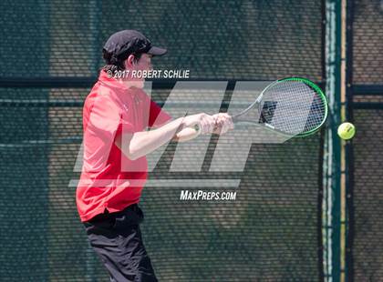 Thumbnail 2 in Jesuit vs. James Logan (CIF NorCal Regional Tennis Championships) photogallery.